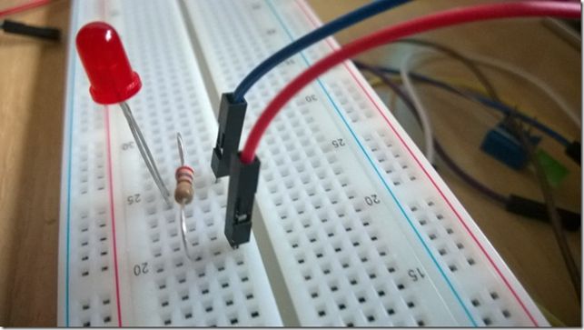 Pin Circuit with LED